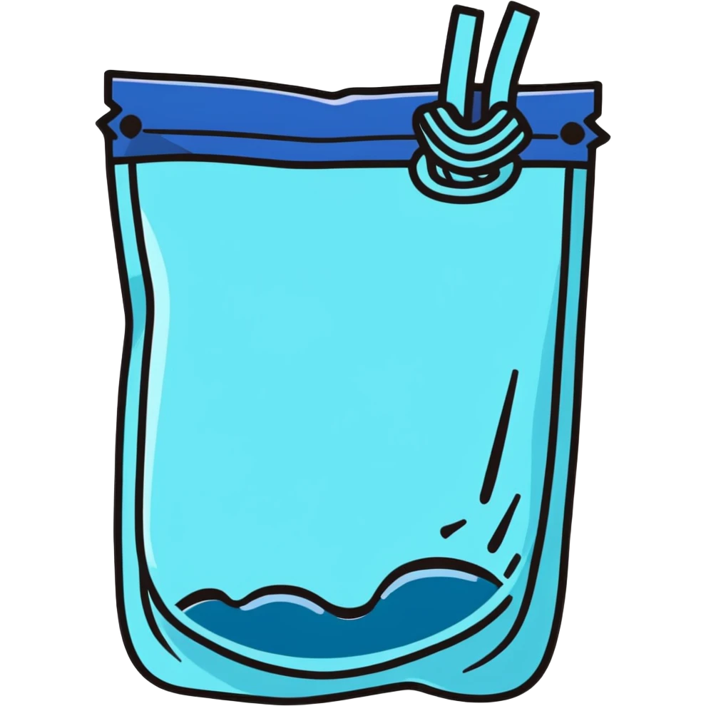 water in a bag emoji