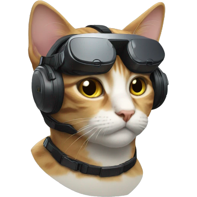 VR cat emoji