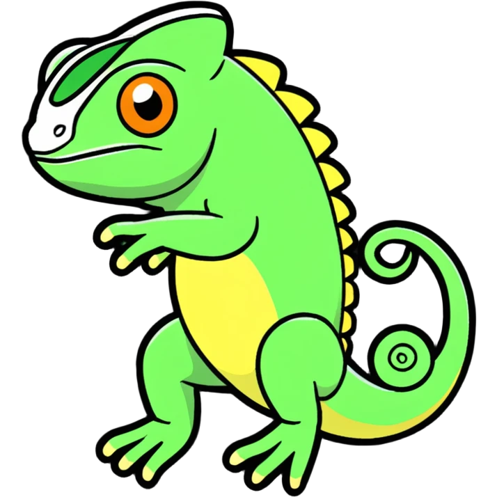 Chameleon emoji