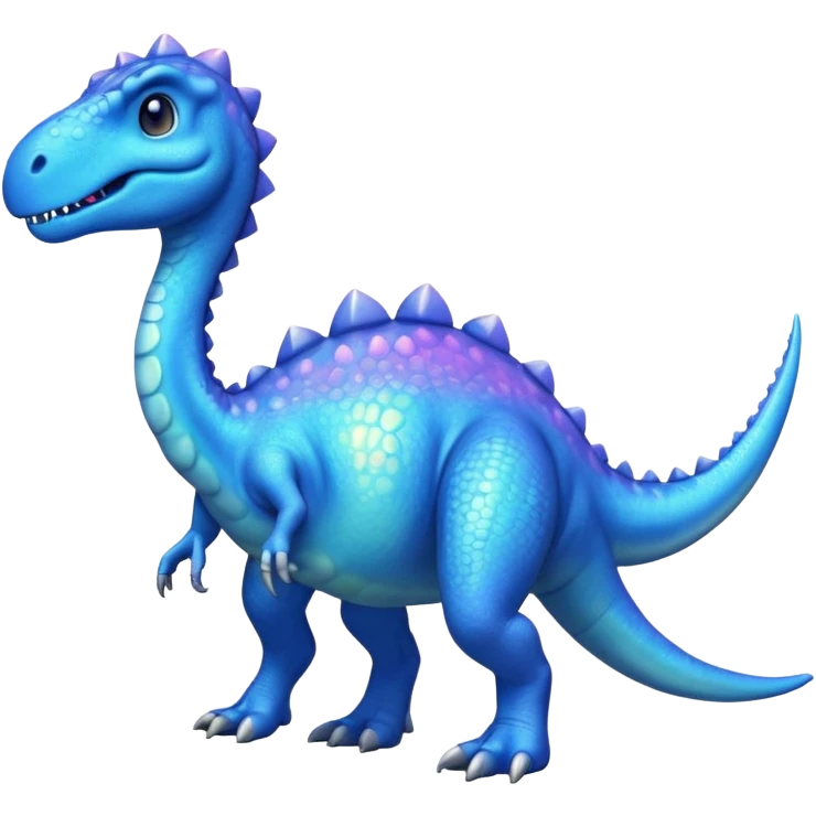 small herbivorous celestial dinosaur that walks on all fours emoji