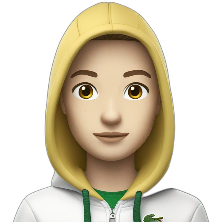 Lacoste tênis black bob with white lacoste hoodie emoji