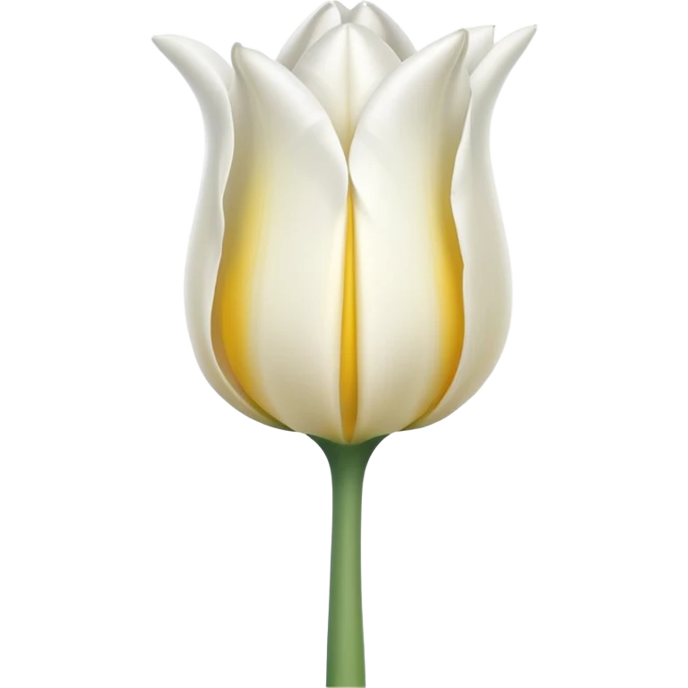 White tulip emoji