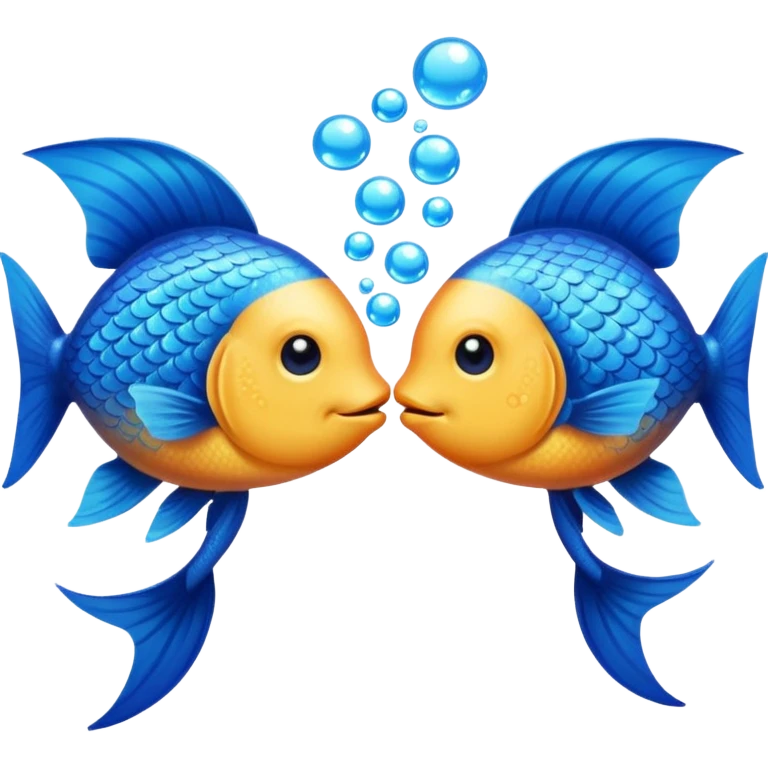 two fishes kissing emoji