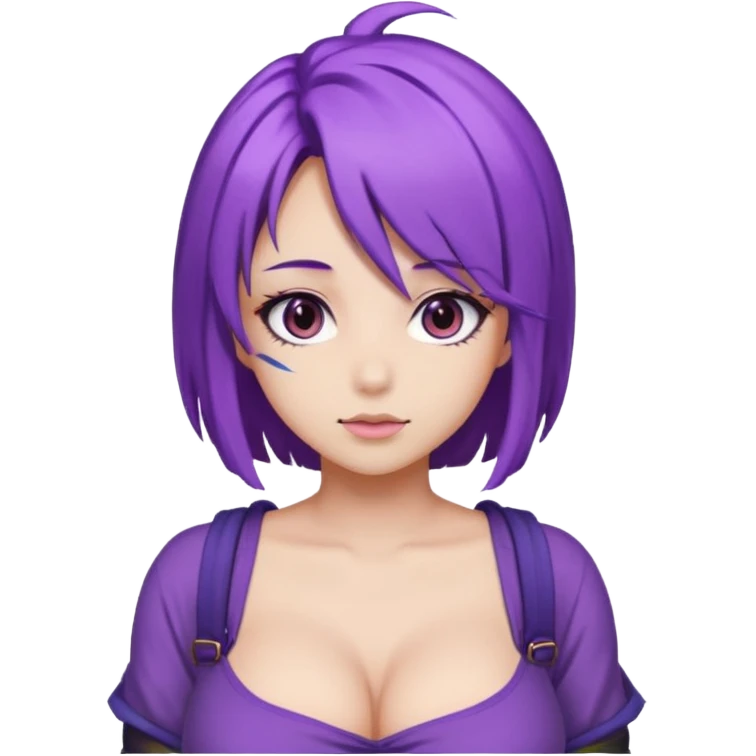 Big tit anime girl profile picture lila emoji