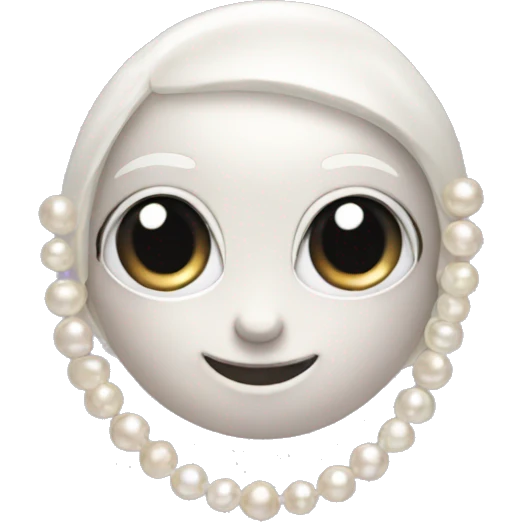 pearl bow  emoji