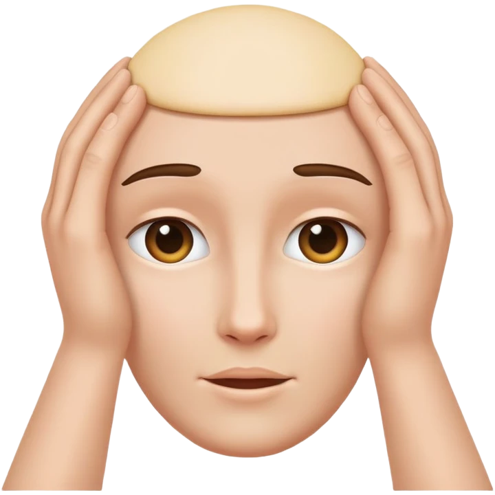 Hands over head emoji