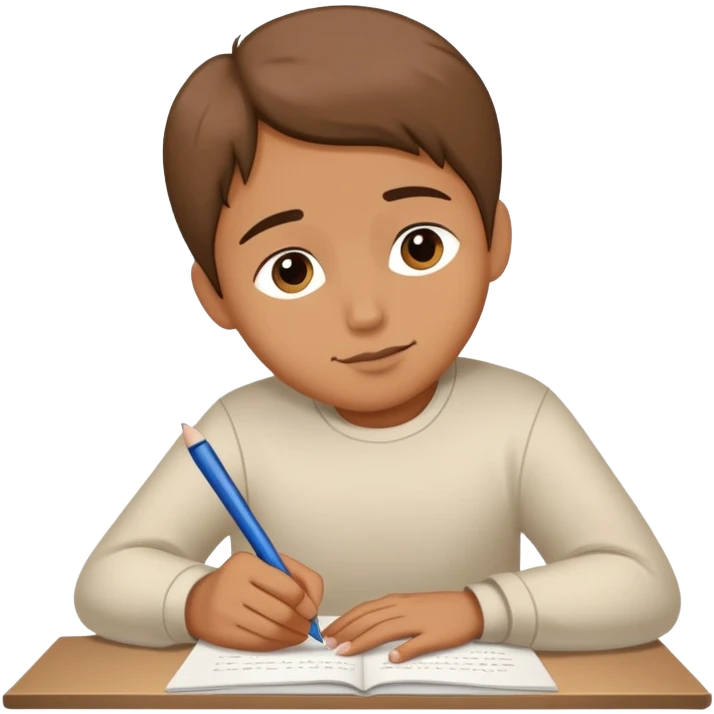 Person writing on paper with "Dear God" visible at the top of the page emoji