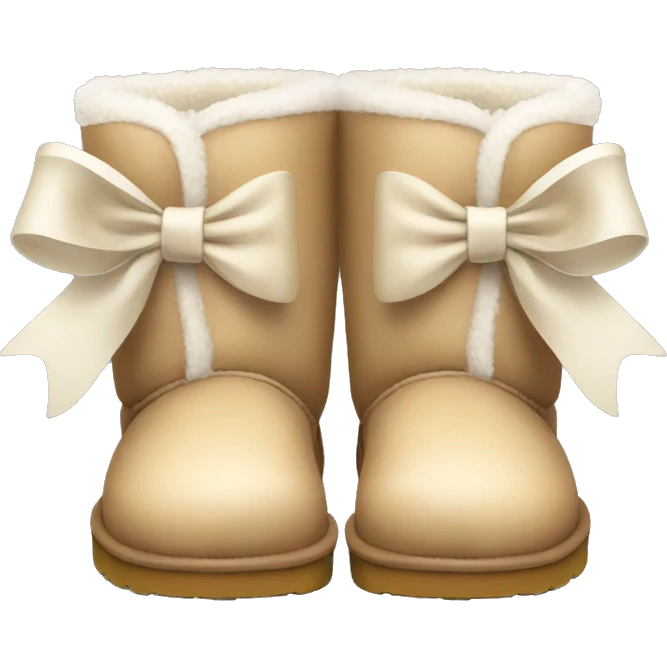 Bow Uggs  emoji