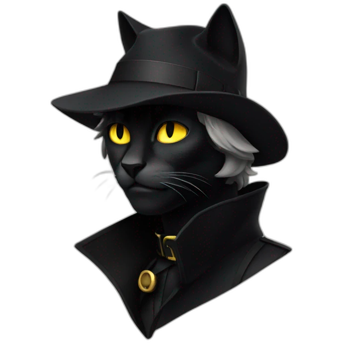 Chat noir emoji