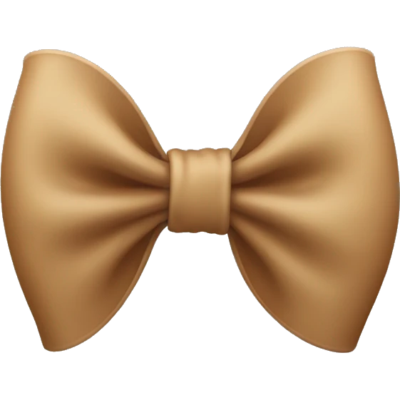 Light Brown bow  emoji