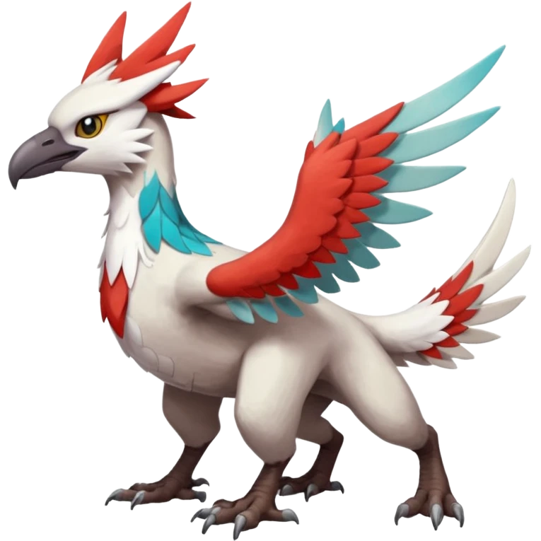 Trico-Gryphon-Latias-Silvally-fusion-creature (full body) emoji