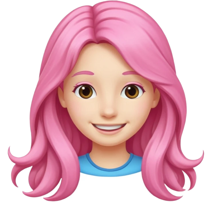 Pink girl emoji