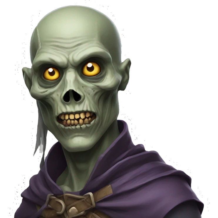 undead from dungeons and dragons super realistic emoji