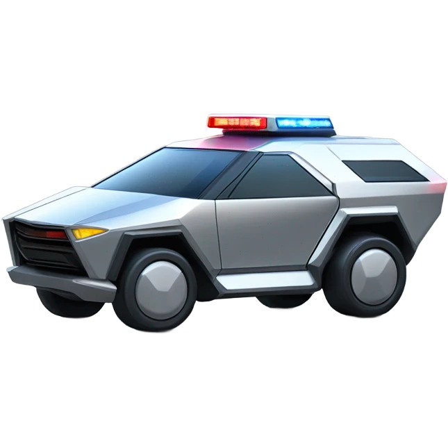 cybertruck police car emoji