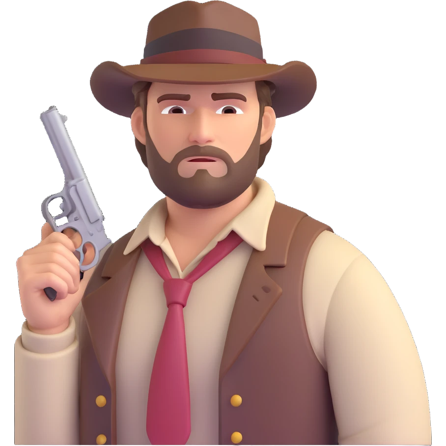 Arthur Morgan from Red Dead Redemption emoji