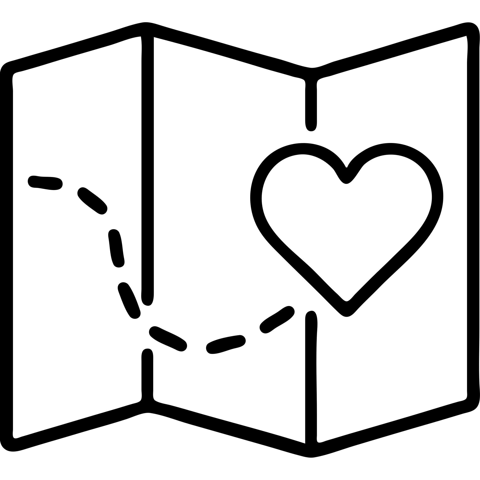 Folded map icon with subtle paths drawn – symbolic exploration of love and attraction, showing relationship journeys emoji