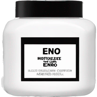 Erno Laszlo skincare brand white square jar of moisturizer with black circle lid on the jar emoji