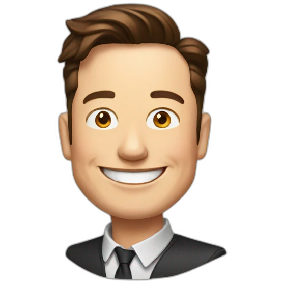Elon Musk happy emoji