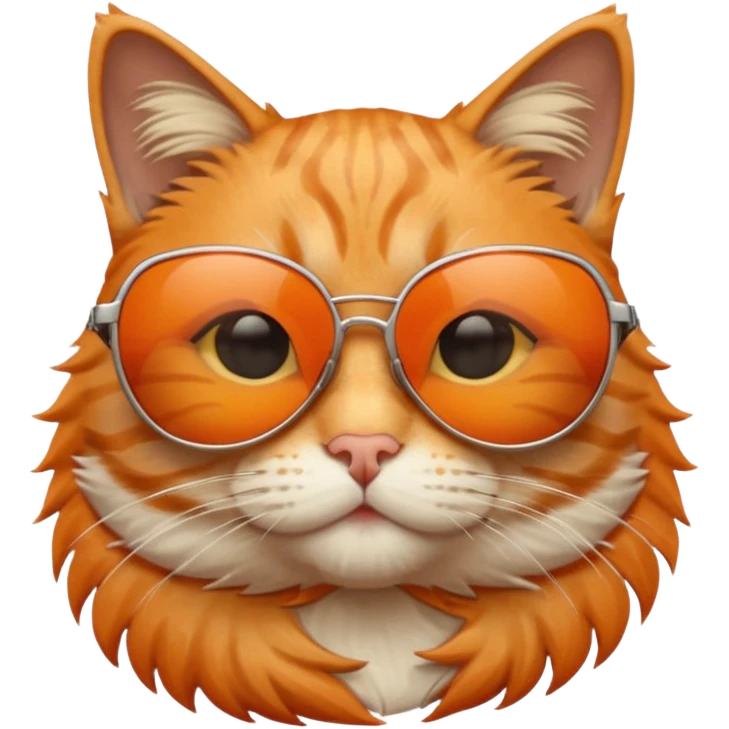 Cat wearing sunglasses emoji