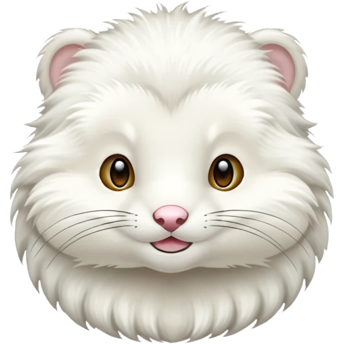 white mink emoji