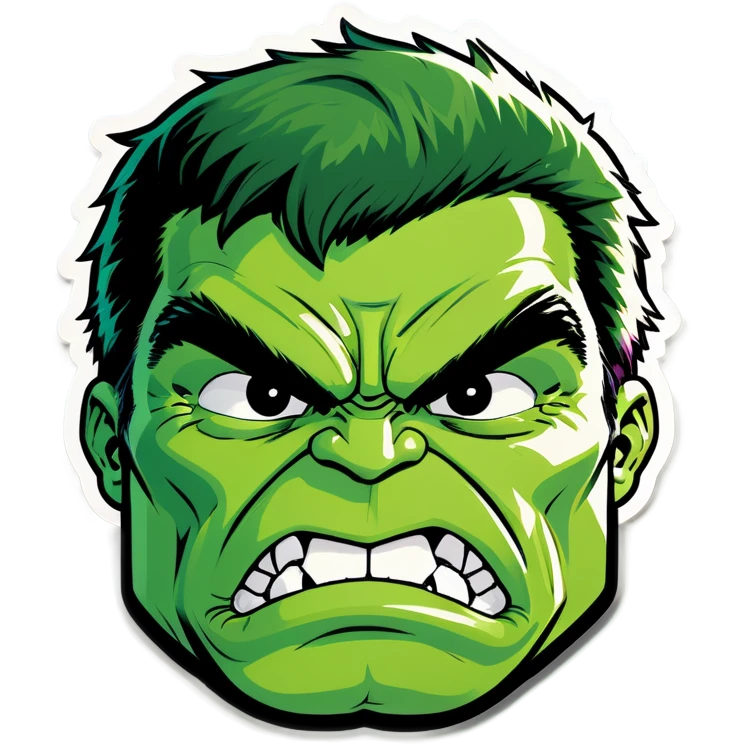 Hulk kissed hule emoji