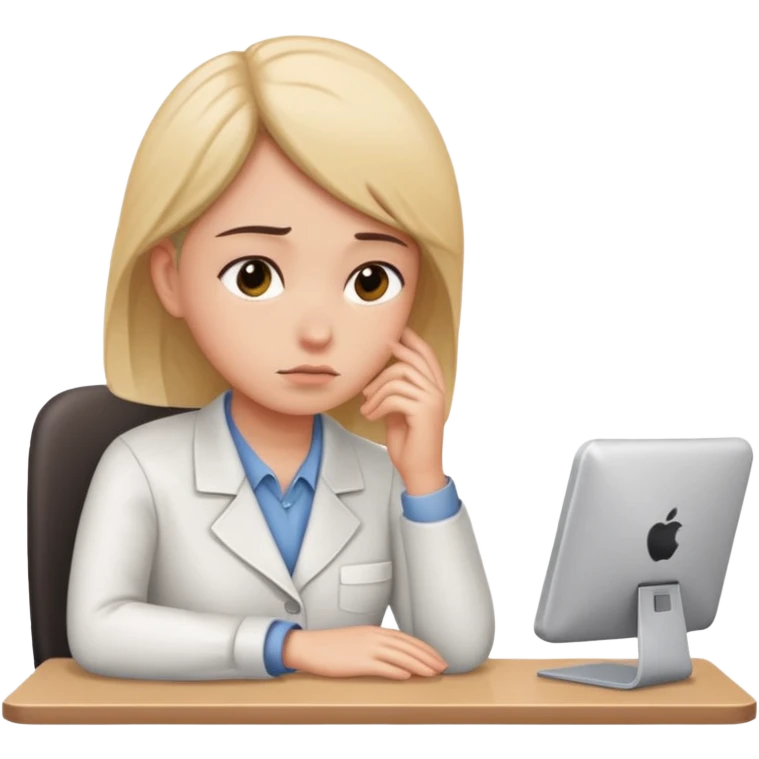 At work missing you  emoji