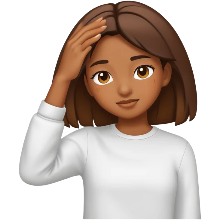 girl dab emoji