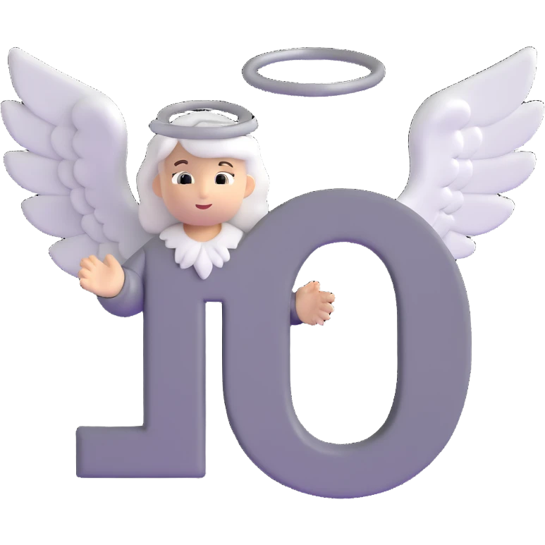 Letter C in multiple different shades of gray from light to dark, 50 shades of gray C, with angel halo emoji