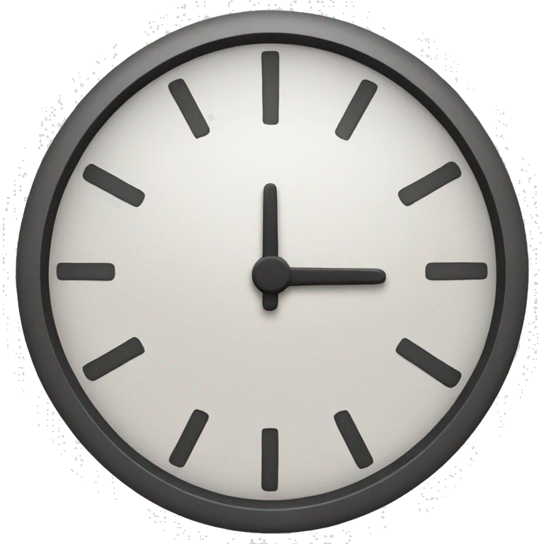 clock without hands emoji