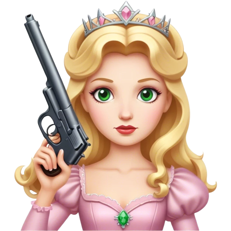 glinda with gun emoji