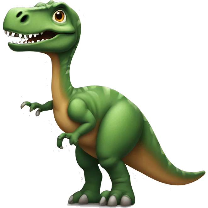 Dinosaur that is mind blown emoji