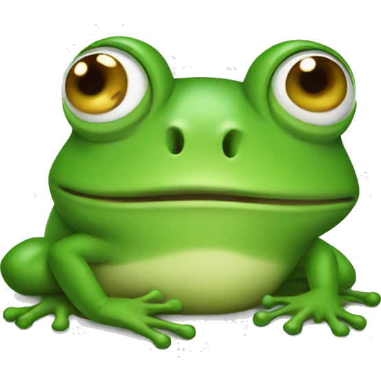 Drunk frog emoji