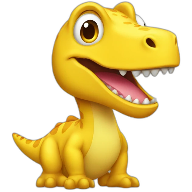 yellow dinosaur emoji