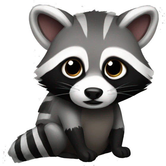 Trash panda emoji