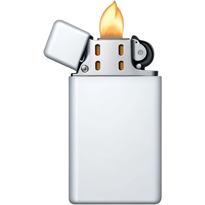 white lighter emoji