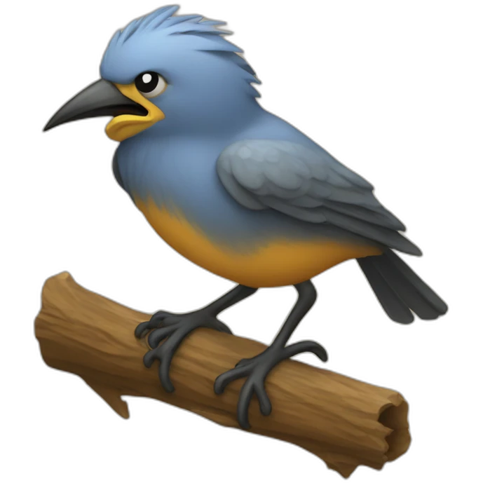 Erosion bird emoji