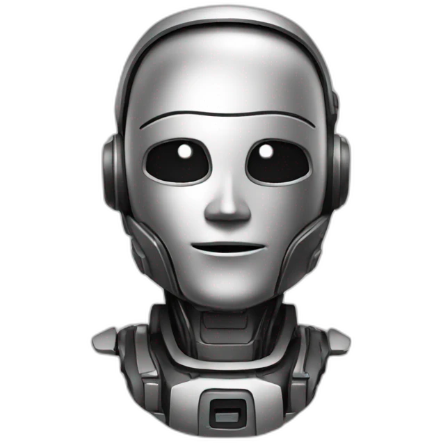 titanium ai Chatbot black and white emoji