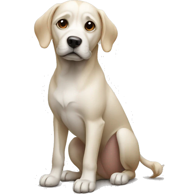 dog with only 3 legs emoji