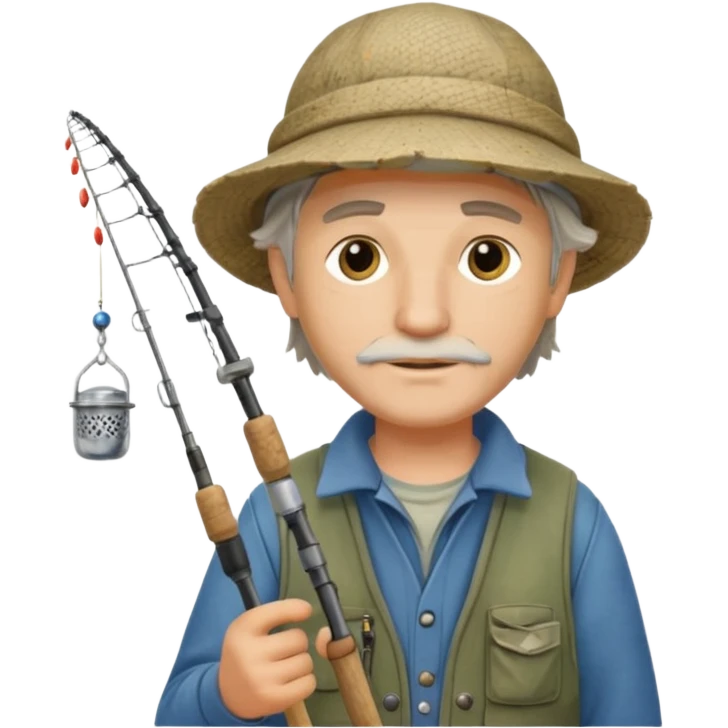 удочки, снасти, приманка, рыбаки emoji