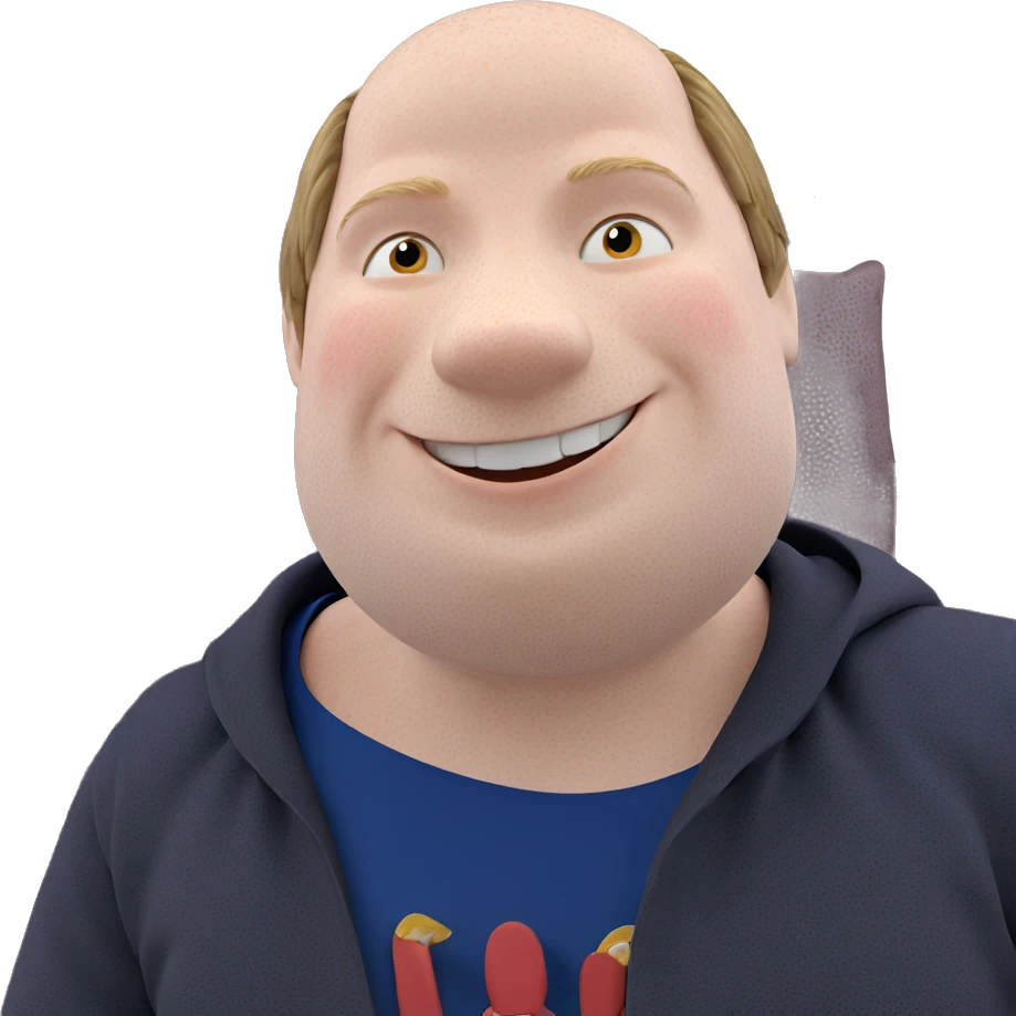 happy boy with a smile emoji