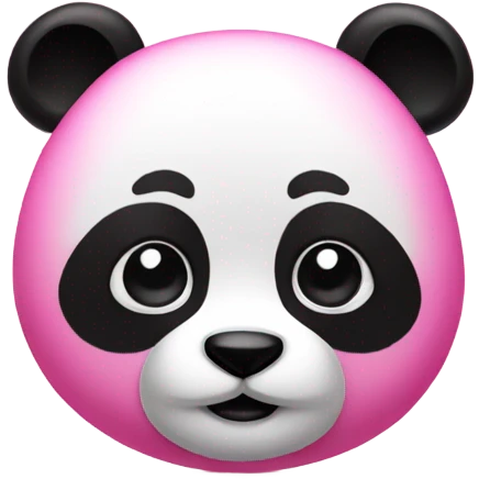 Pink panda  emoji