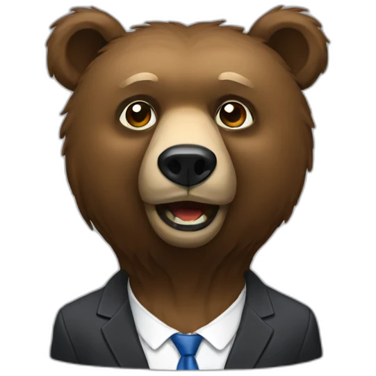 Bear as a prime minister emoji