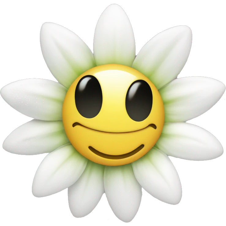 Beautiful Flower Edelweiß smile emoji