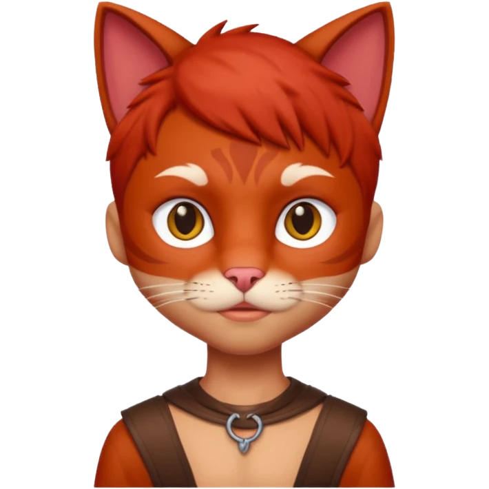Cat Boy Red emoji
