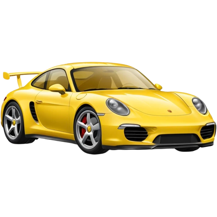 Yellow Porsche emoji