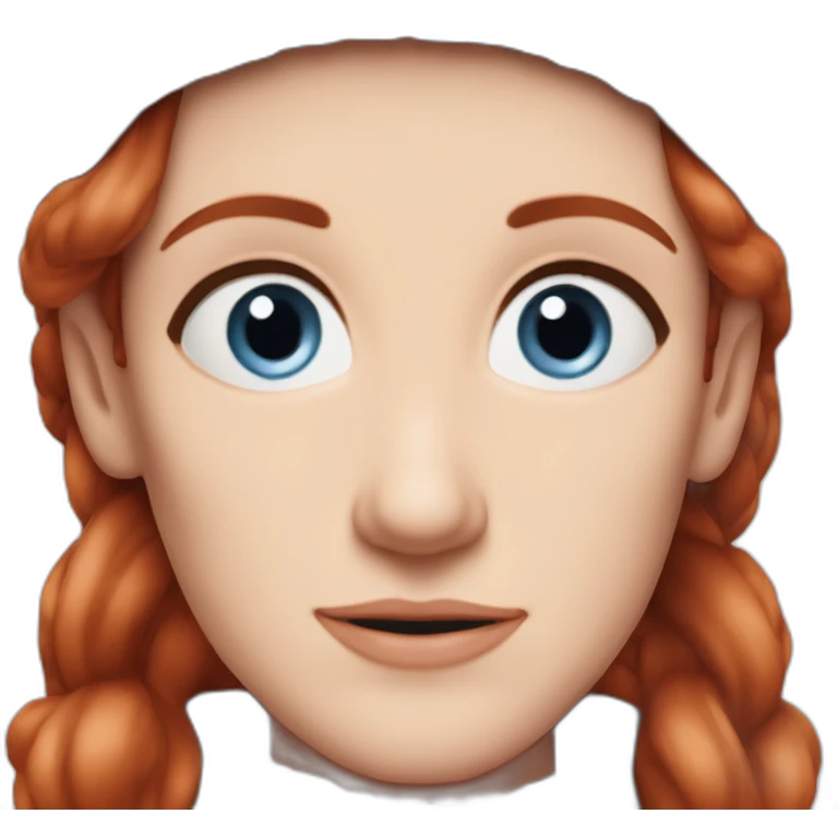 Sean Maher blue eyes turtleneck sweater red hair emoji