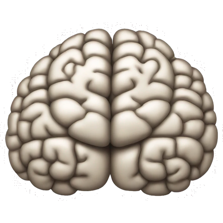brain, learn, computer emoji