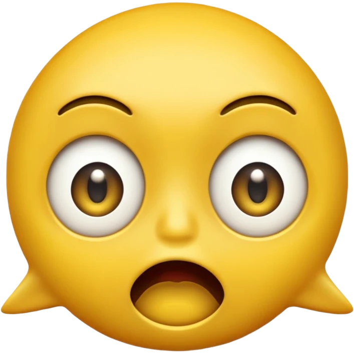 a face with a large opened mouth in emoji of whatsapp syle emoji