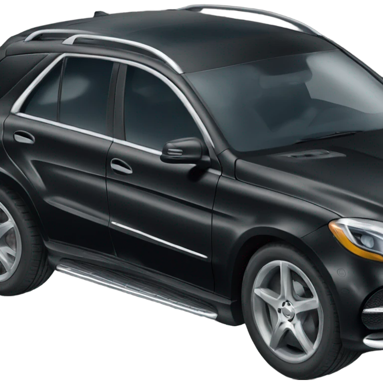 black car mercedes  emoji