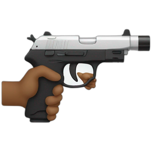 n1gga being shot by white police emoji